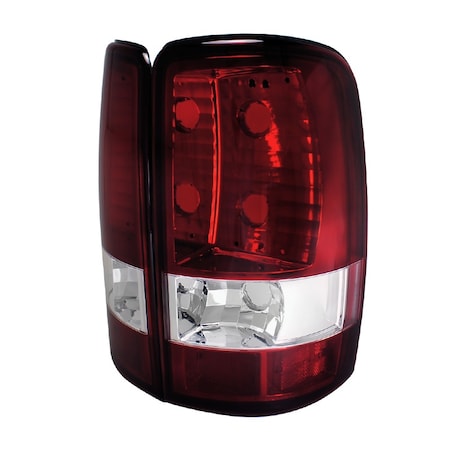 Spec-D Tuning 00-06 Chevrolet/GMC Denali/Tahoe Red Clear Tail Light LT-DEN00G2RPW-TM